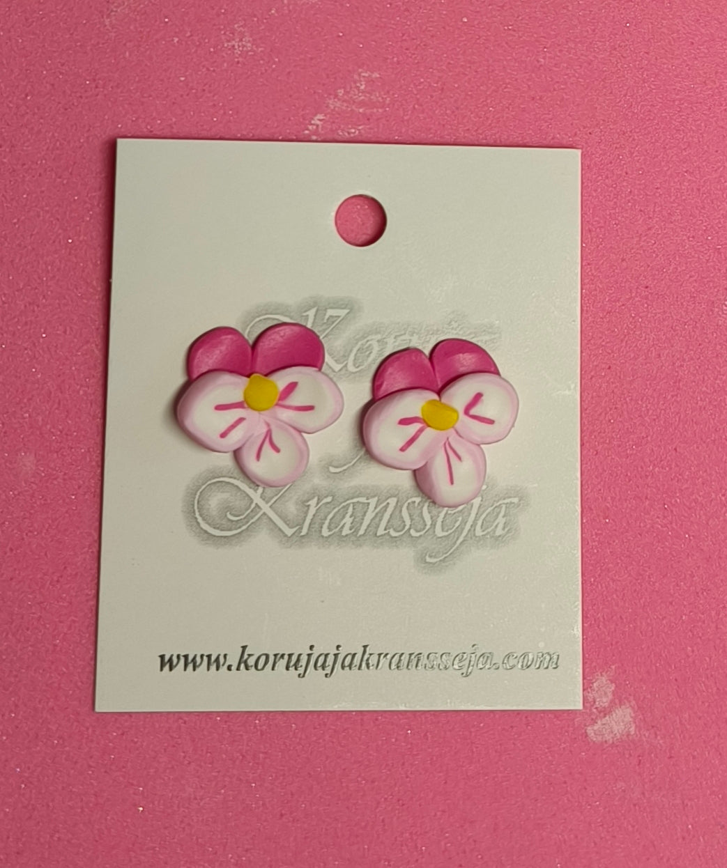 Violet Stud Earrings