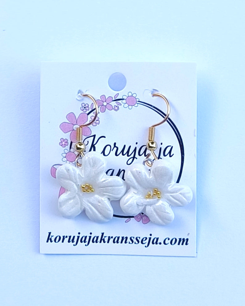 Marshmallow Earrings,Dangling