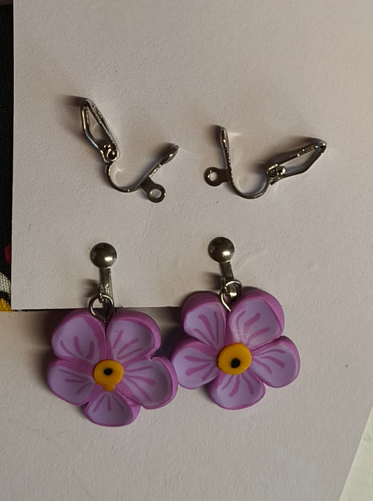 Teräs klipsukoukku, roikkuva korvakoru