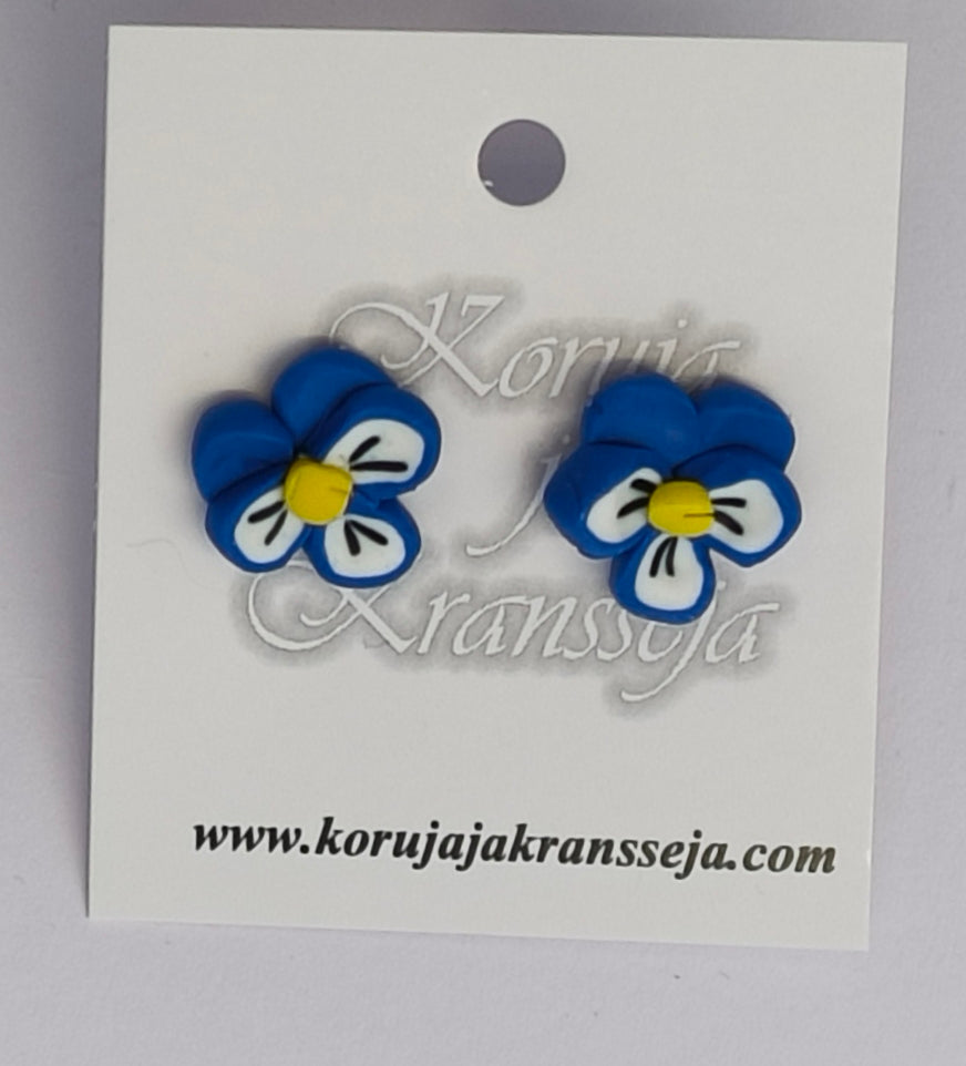 Violet Stud Earrings