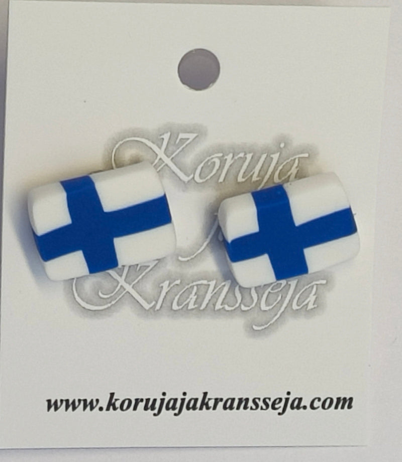 Suomen Lippu Nappikorvakorut
