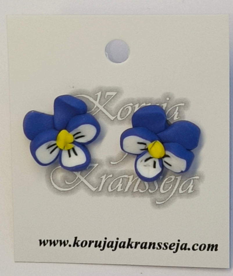 Violet Stud Earrings
