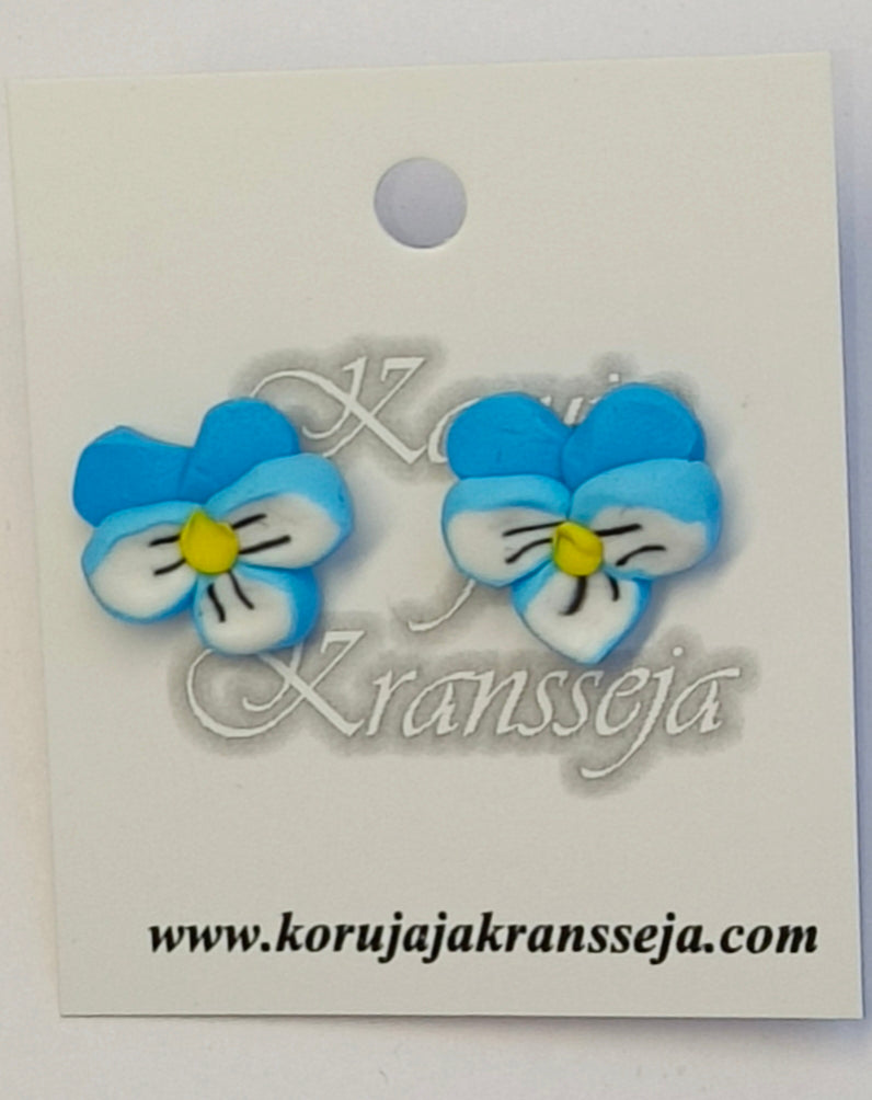 Violet Stud Earrings