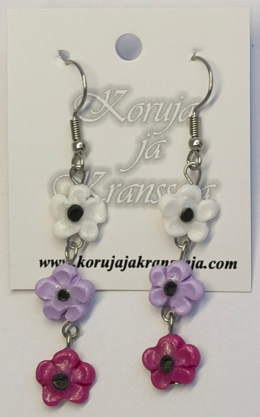 Kolme Kukkaa Korvakorut, Roikkuvat