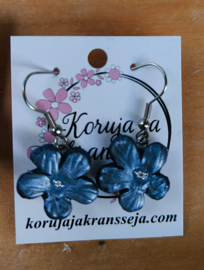 Hohtavat kukka korvakorut, Roikkuvat