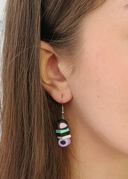Liquorice Mix Earrings, Dangling