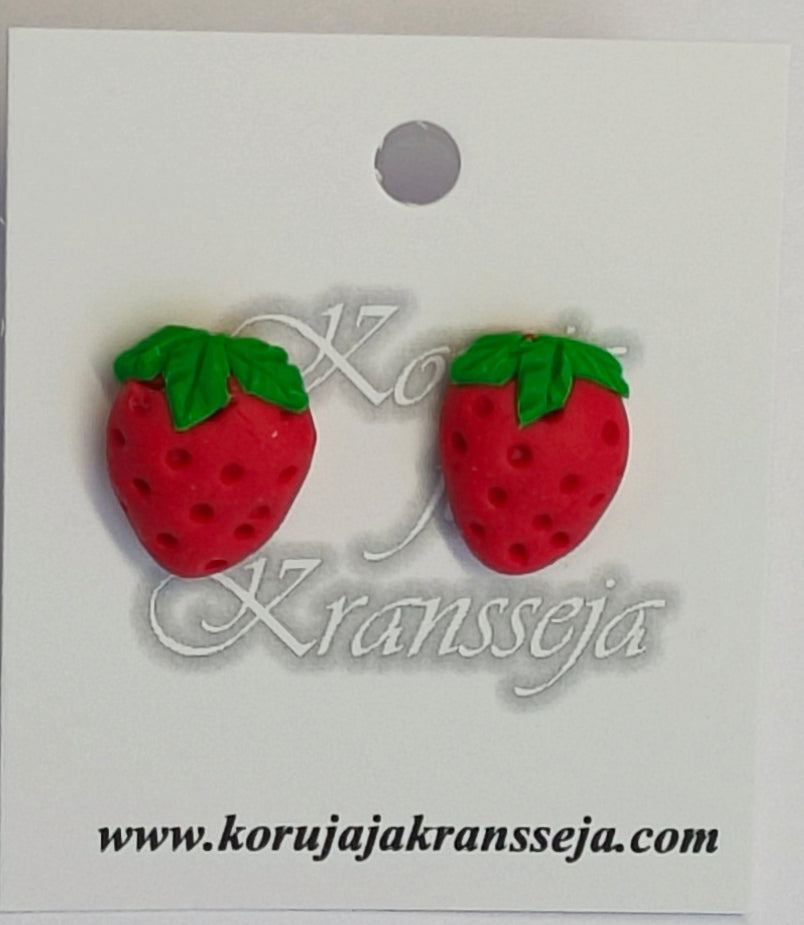Strawberry Stud Earrings