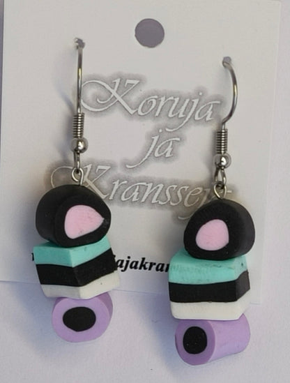 Liquorice Mix Earrings, Dangling