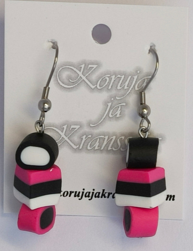 Liquorice Mix Earrings, Dangling