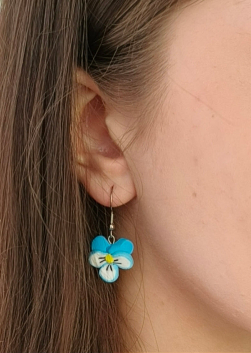 Violet Earrings, Dangling