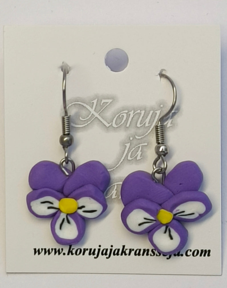 Violet Earrings, Dangling